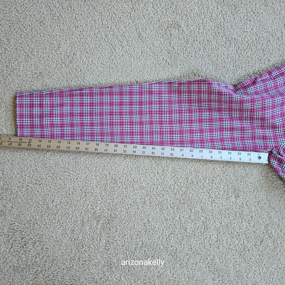 J. Crew Cameron Pant Pink Plaid Size 2